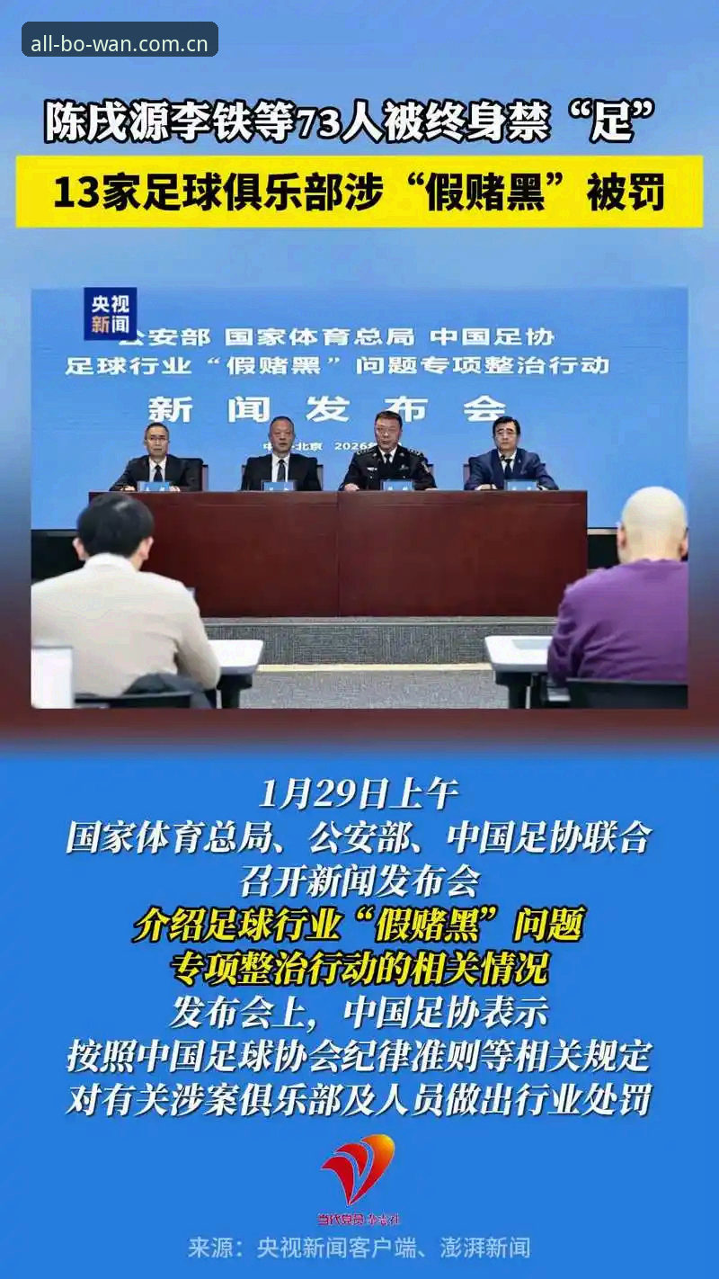 博万有风险吗 揭秘足协第三批禁足名单背后腐败链:博万体育平台用户如何看懂这场行业震荡
